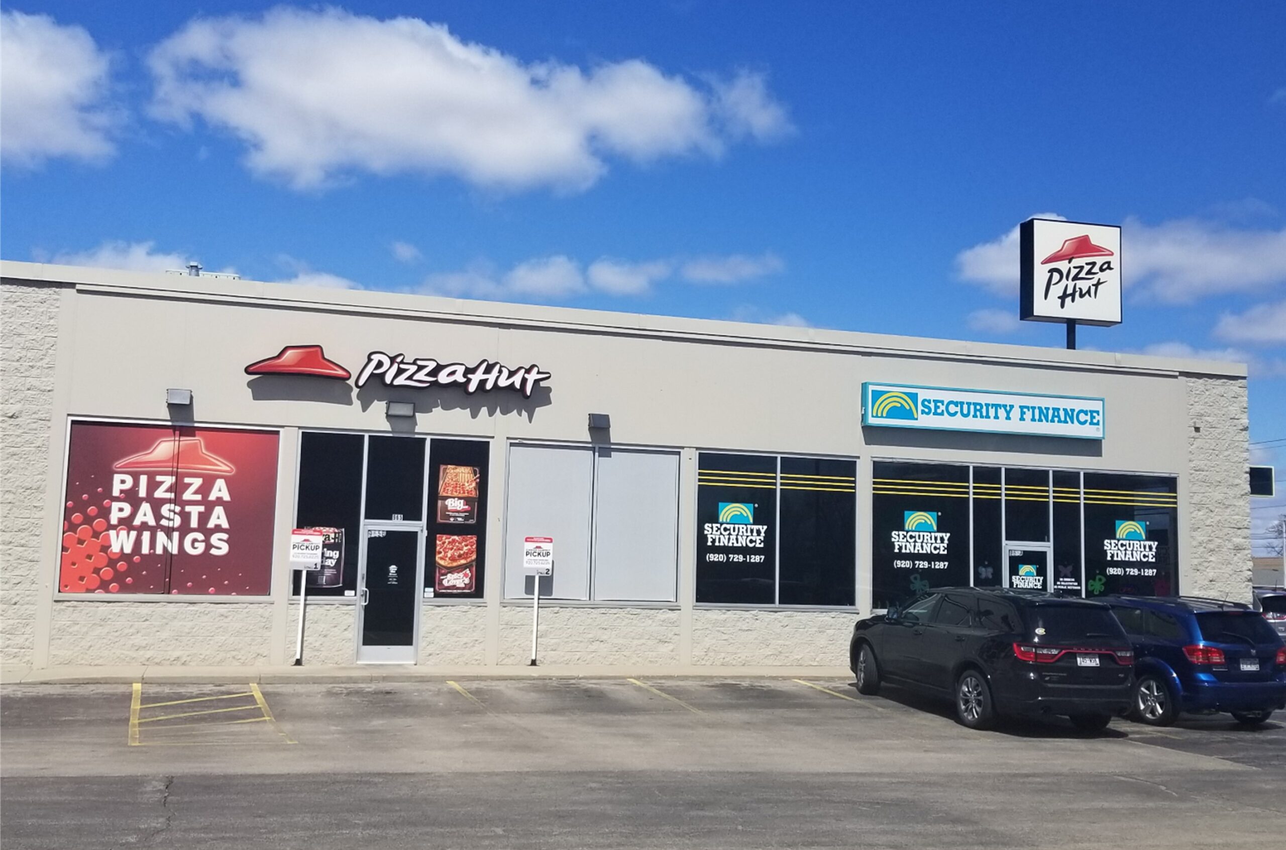 Pizza Hut & Security Finance